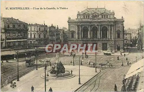 Cartes postales MONTPELLIER Place de la Comedie