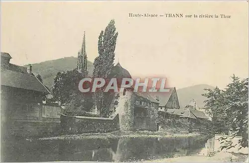 Cartes postales Haute-Alsace - THANN sur la riviere la Thur