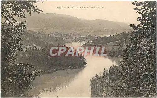 Cartes postales Le DOUBS en amont des Bassins