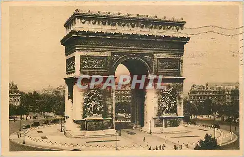 Ansichtskarte AK PARIS EN FLANANT Arc de Triomphe de l'Etoile