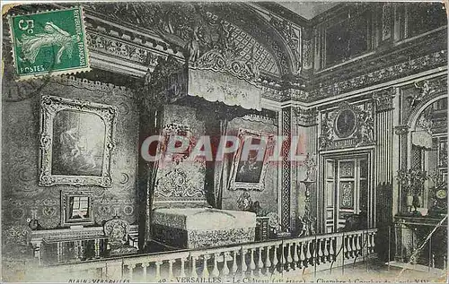 Cartes postales VERSAILLES - Le Ch�teau Chambre a coucher de Louis XIV