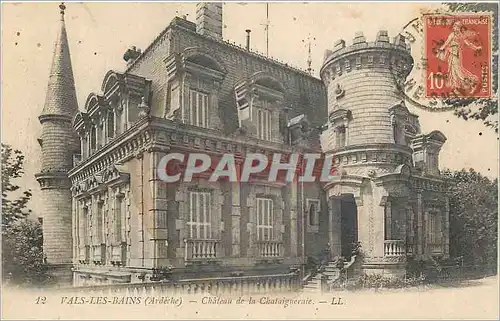 Cartes postales VALS-LES-BAINS Ch�teau de la Chataigneraie