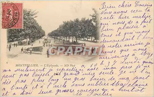Cartes postales MONTPELLIER  l'Esplanade