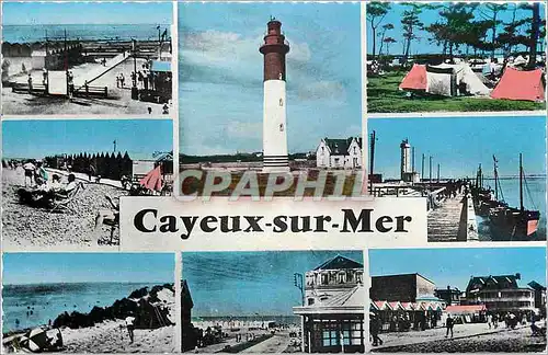 Cartes postales moderne CAYEUX-SUR-MER Phare Camping