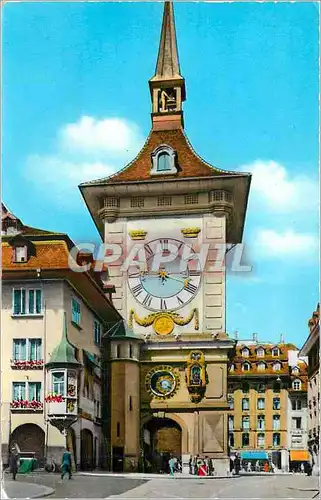 Moderne Karte BERNE La Tour de l'Horloge