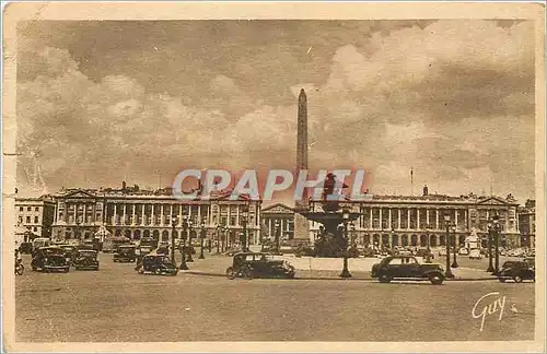 Cartes postales PARIS La Place de Concorde