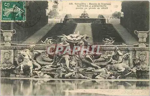 Cartes postales VERSAILLES - Bassin de Neptune