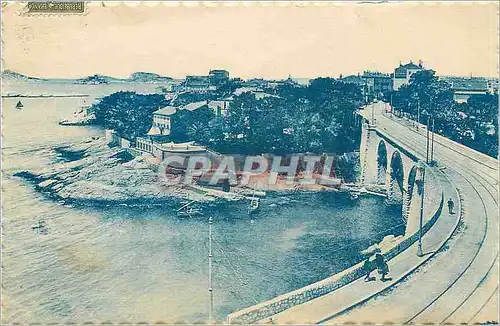 Cartes postales MAESEILLE - La Corniche  Pont de la Fausse-Monnaie