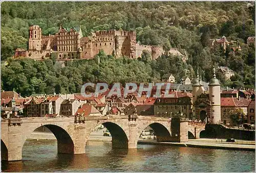 Cartes postales HEIDEBERG Ch�teau et Ancien Pont de Neckar