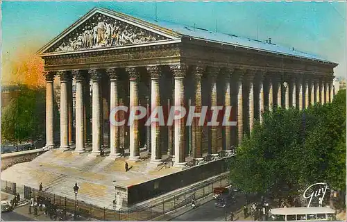 Moderne Karte Eglise de la Madeleine Paris