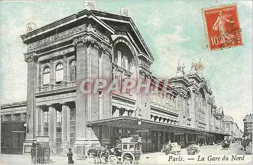 Cartes postales PARIS - La Gare du Nord