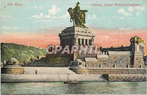 Cartes postales Der Rhein Coblenz  Kaiser Whilhelm-Denkmal