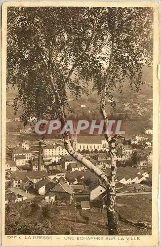 Cartes postales LA BRESSE - UNE ECHAPPEE SUR LA VILLE