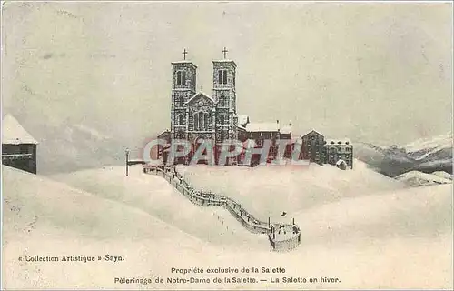 Cartes postales P�lerinage de N.-D de la Selette - La Selette en hiver