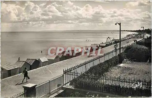 Moderne Karte LION-SUR-MER (Calvados) La Promenade et la Plage