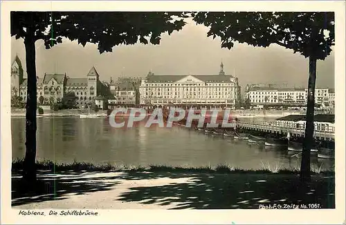 Cartes postales moderne Koblenz  Die Schiffsbrucke