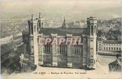 Ansichtskarte AK LYON - Basilique de N.-D. de Fourvi�re - Vue lat�rale