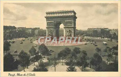 Cartes postales PARIS Place de l'Etoile