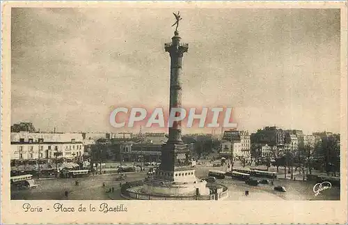 Cartes postales PARIS Place de la Bastille