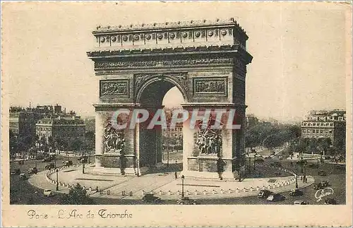 Cartes postales PARIS l'Arc de Triomphe