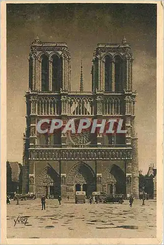 Cartes postales PARIS Notre-Dame (fa�ade)