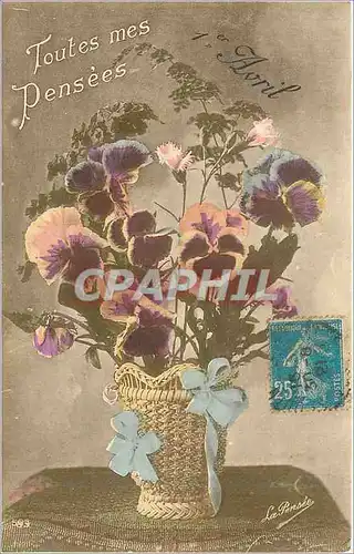 Cartes postales Toutes mes Pens�es