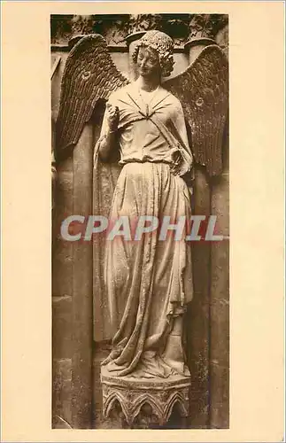 Ansichtskarte AK La Cath�drale de Reims - Ange gardien de Saint-Nicaise nomm� Sourire de Reims