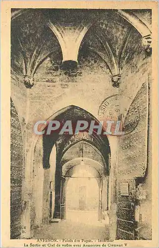 Ansichtskarte AK AVIGNON - Palais des Papes - Int�rieur