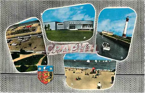 Cartes postales moderne RIVA-BELLA (Calvados) La Plage et le Golf Le Casino Le Phare La Plage Phare