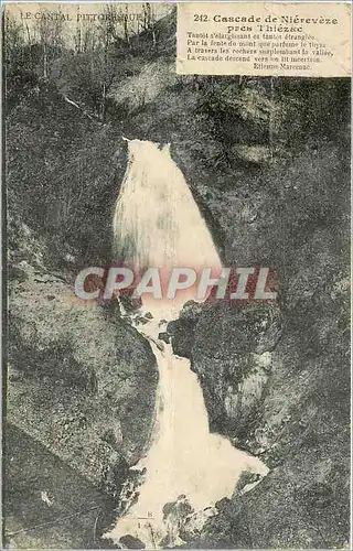 Cartes postales Cascade de Ni�rev�ze pr�s Thi�zac