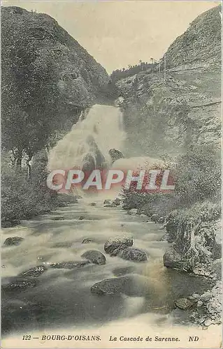 Cartes postales BOURG-D'OISANS. La Cascade de Sarenne