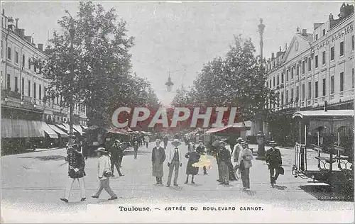 Ansichtskarte AK TOULOUSE - Entr�e du Boulevard Carnot