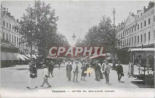 Cartes postales TOULOUSE - Entr�e du Boulevard Carnot