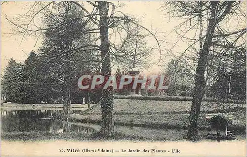 Cartes postales Vitre (Ille-et-Vilaine) Le Jardin des Plantes - L'Ile