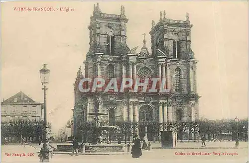 Cartes postales VITRY-le-FRANCOIS - L'�glise