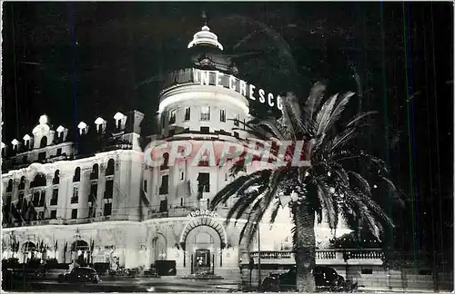 Cartes postales moderne NICE L'Hotel NEGRESCO la nuit