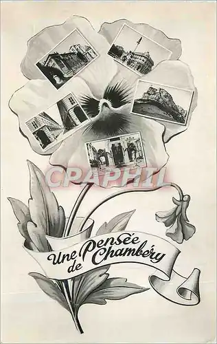 Cartes postales moderne Une pens�e de Chambery