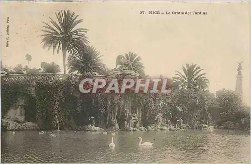 Ansichtskarte AK NICE - La Grotte des Jardins