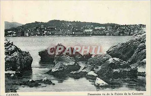 Cartes postales CANNES - Panorama vu de la Pointe de la Croisette