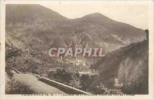 Cartes postales PEIRA-CAVA Lucevam de la nouvelle route du col de l'Orme