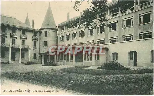 Cartes postales LOMPNES (Ain) - Ch�teau d'Angeville