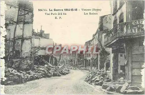 Cartes postales Verdun (Meuse) Les Ruines