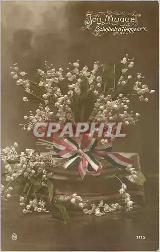 Cartes postales JOLI MUGUET Bouquet d'Honneur