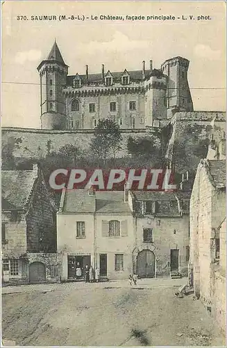 Cartes postales SAUMUR - Le Ch�teau fa�ade principale