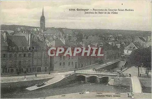 Cartes postales QUIMPER - Panorama du Quartier Saint Mathieu