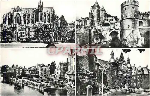 Ansichtskarte AK METZ - La Cath�drale La porte des Allemands Les Themrmes Le palais du Gouverneur