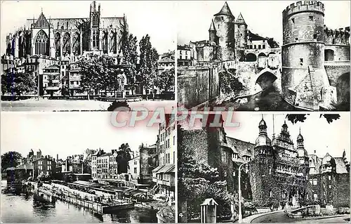 Cartes postales METZ - La Cath�drale La porte des Allemands Les Themrmes Le palais du Gouverneur