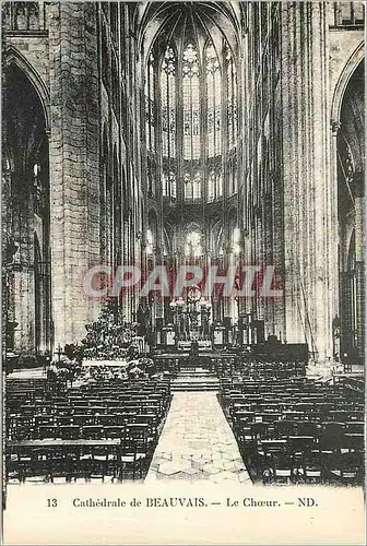 Cartes postales Cath�drale de BEAUVAIS - Le Ch�ur