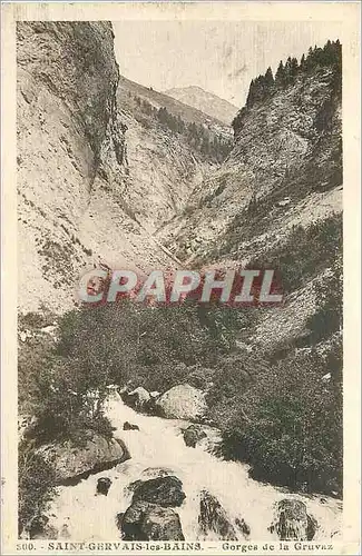 Cartes postales SAIT-GERVAIS-les-BAINS - Gorges de la Gruvaz