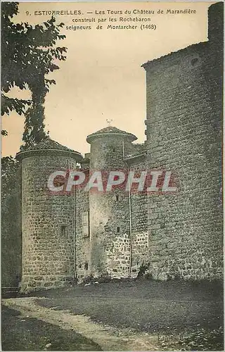 Cartes postales ESTIVAREILLES - Les tours du Ch�teau de Marandi�re